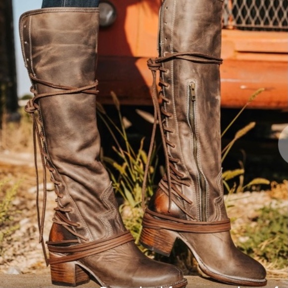 Freebird by Steven Shoes - Freebird by Steven- Coal boots in Stone